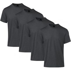 4 Pack Wholesale Mens Softstyle Cvc Short Sleeve T Shirt